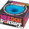 Schylling NeeDoh Dohnuts - Sensory Fidget Toy - Assorted Colors - Ages 3 to Adult (Pack of 1)