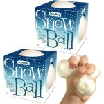 NeeDoh Snow Ball Stress Balls ?C Crunchy & Squishy ?C 2 Pack